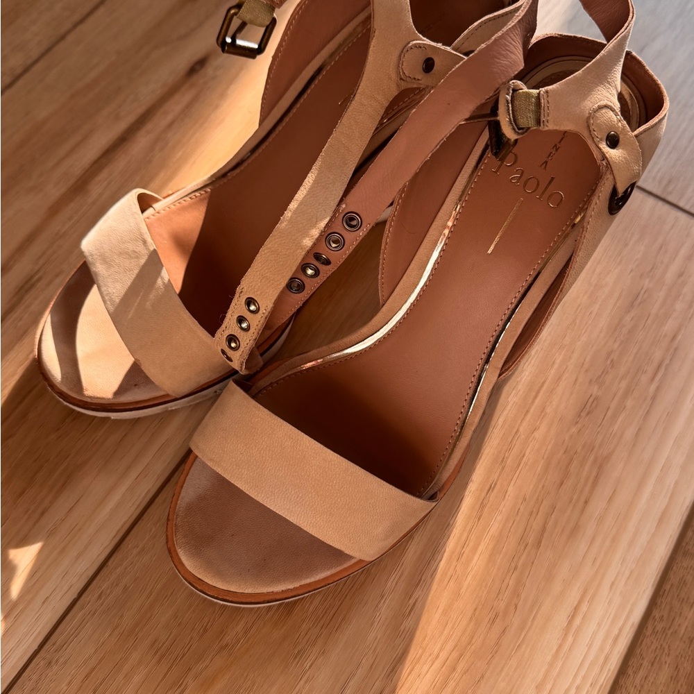 Linea Paolo Wedge Sandals - Picture 4 of 13